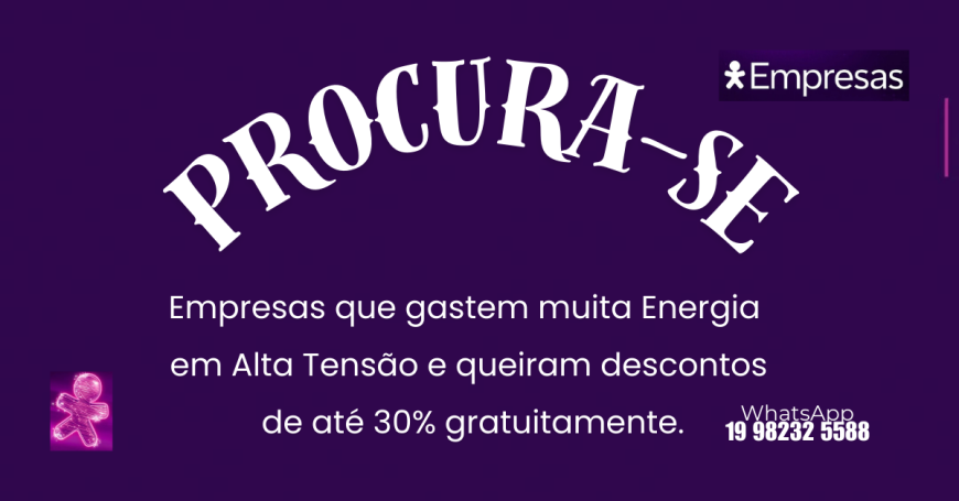 Desconto na conta de Energia